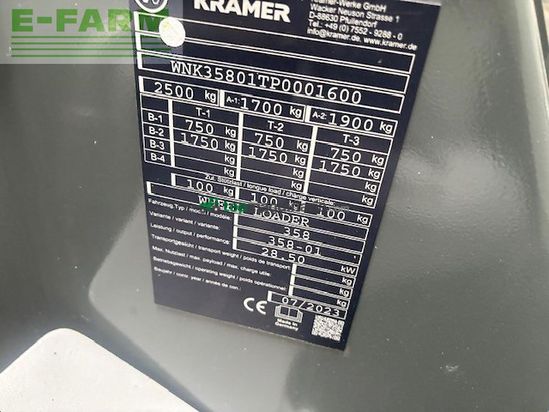 Minicargadora - kramer - kl14.5 neu