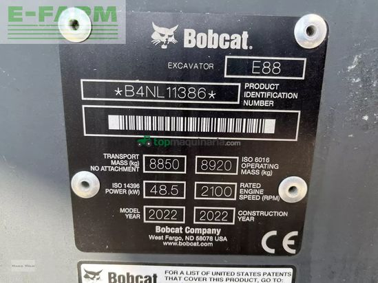 Excavadora - Bobcat - e88