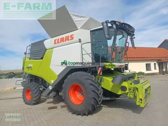 Cosechadora de Cereal - Claas - trion 750 montana + v 770