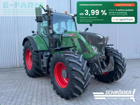 Tractor agrícola - Fendt - 724 s4 profi plus | rtk | radgewichte