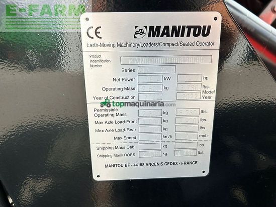 Minicargadora - Manitou - hoflader mla 2-25