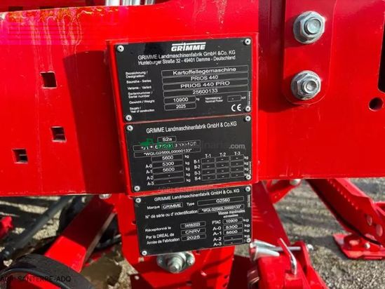 Cosechadora - arrancadora de patata - Grimme - prios 440