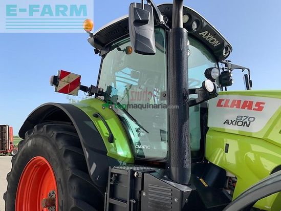 Tractor agrícola - Claas - axion 870 cmatic, cebis touch, gps s10, top