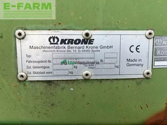 Rastrillo - Krone - swadro 1000