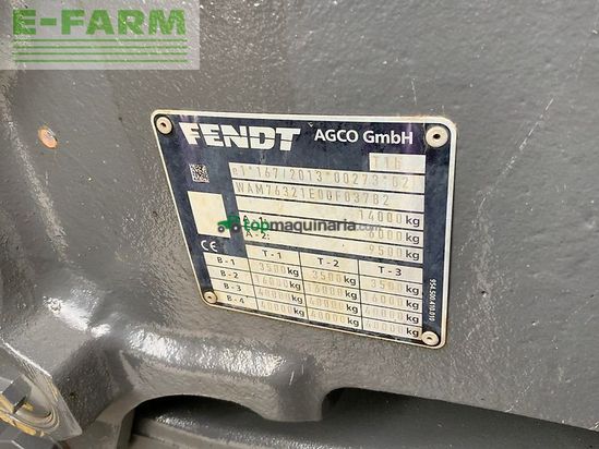 Tractor agrícola - Fendt - 720 profi plus tractor (st27477)
