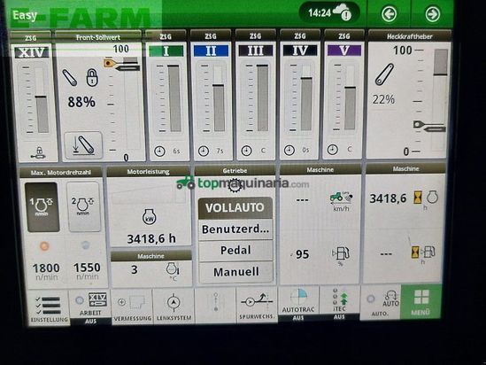 Tractor agrícola - John Deere - 8370 r