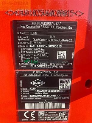 Remolqu esparcidor - Kuhn - euromix 1