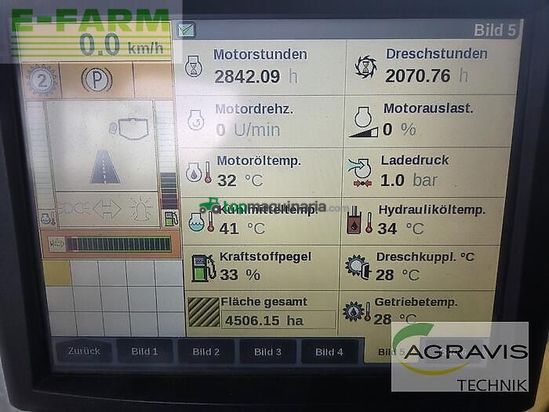 Cosechadora de Cereal - New Holland - cr 9090 scr