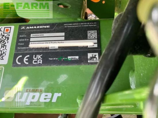 Esparcidor - Amazone - za-v 2000 super profis hydro