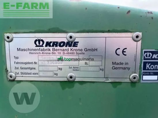 Rastrillo - Krone - swadro 1400