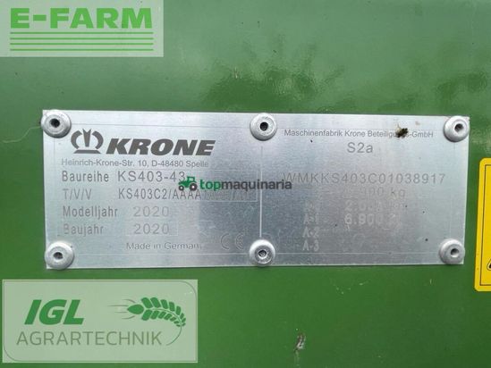 Henificador - Krone - swadro tc 1570
