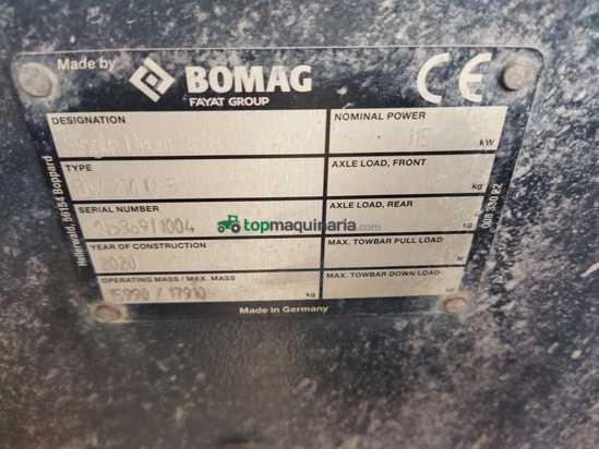 Rodillos compactador BOMAG BW216D5