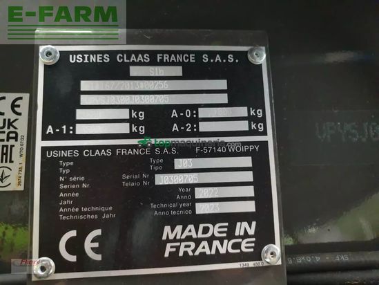 Empacadora gigant - Claas - rollant 540 rc comfort