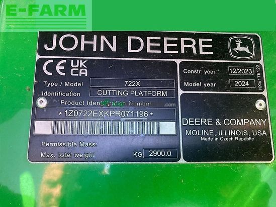 Cosechadora de Cereal - John Deere - t560 hm