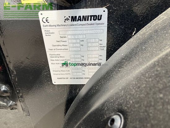 Minicargadora - Manitou - mla 4-50