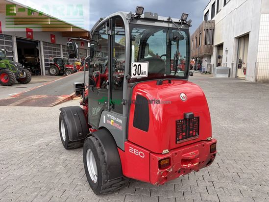 Minicargadora - Weidemann - 1280 kabine 4 zylinder 30km/h
