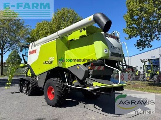 Cosechadora de Cereal - Claas - lexion 750 terra trac