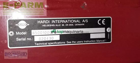 Atomizador - Hardi - master 1000