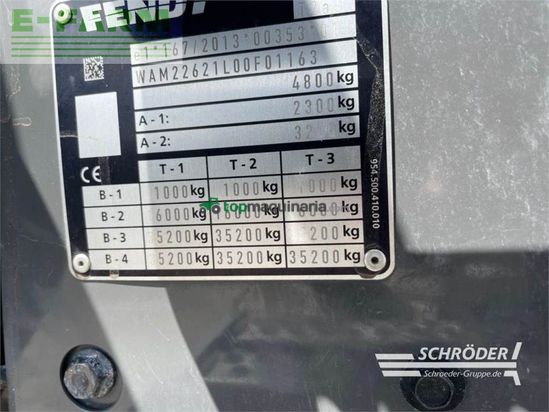 Tractor agrícola - Fendt - 209 f vario gen3 power F