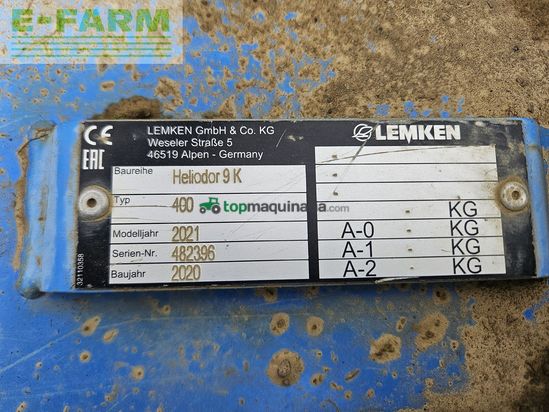 Grada de disco - Lemken - heliodor 9k/400