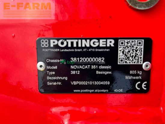 Cortacésped manual - Pöttinger - novacat 351 classic