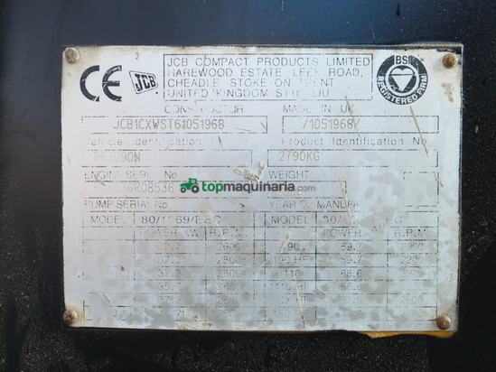 Retroexcavadora - JCB 1CX
