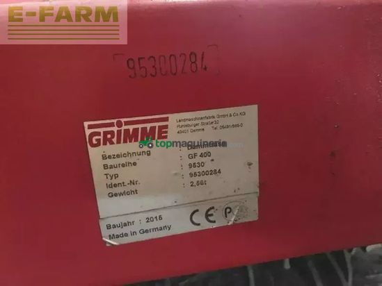 Grada rotativa - Grimme - gf400