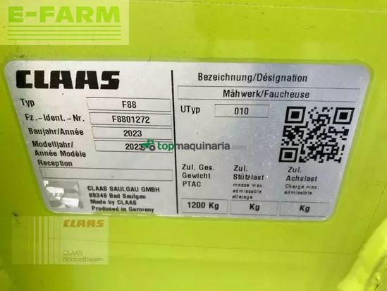 Cortacésped manual - Claas - disco 4400 contour avo25