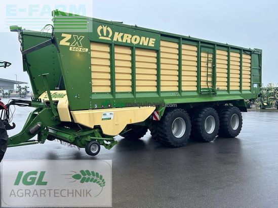 Cinta transportadora de forraje - Krone - zx 560 gl