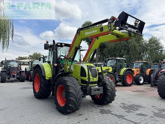 Tractor agrícola - Claas - arion 640 cis + quicke q65 CIS