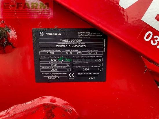 Minicargadora - Weidemann - 1390 deluxe