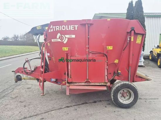 Remolqu esparcidor - Trioliet - gigant 700 futtermischwagen
