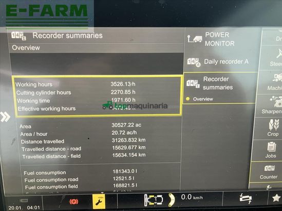 Cosechadora de Cereal - Claas - JAGUAR 970 - STAGE V 4WD