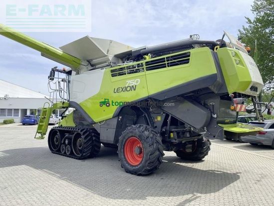 Cosechadora de Cereal - Claas - lexion 750 tt 4wd