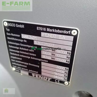 Tractor agrícola - Fendt - 1050 profi plus