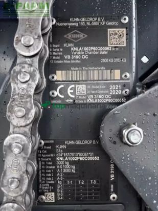 Empacadora gigant - Kuhn - vb 3190