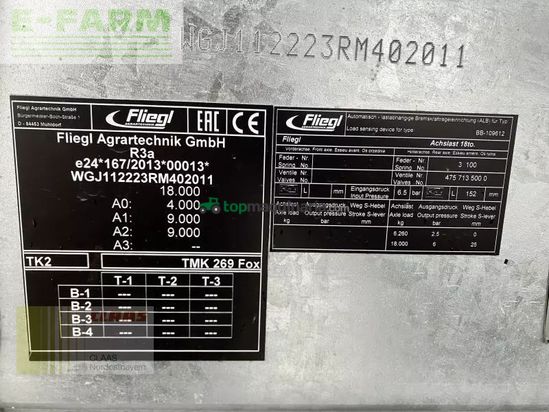 Volquet - Fliegl - tmk 269 fox profi