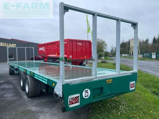 Remolqu agrícola -  - plateau traine lourd 6 roues 12 tdi 20