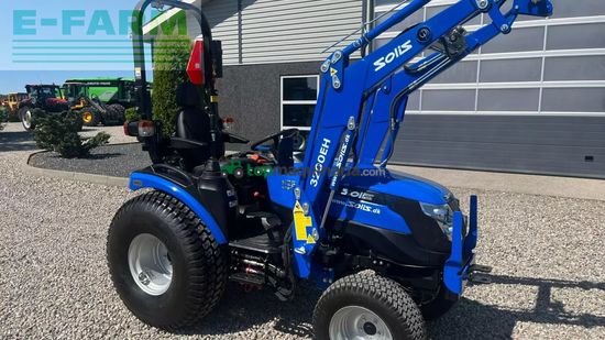 Tractor agrícola - Solis - h26 hst turfdæk og frontlæsser