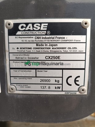 Excavadora - CX250E