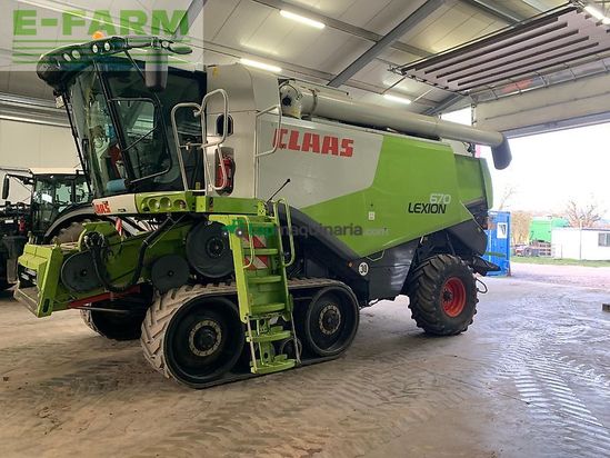 Cosechadora de Cereal - Claas - lexion 670 terra trac