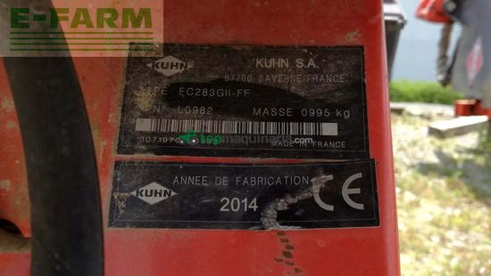 Cortacésped manual - Kuhn - fc 283