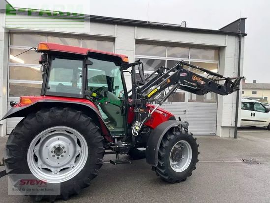 Tractor agrícola - Case IH - jxu 85 + frontlader hauer + pfegebereifung
