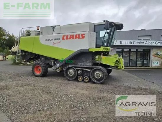 Cosechadora de Cereal - Claas - lexion 580 terra trac