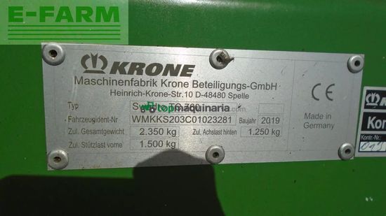 Rastrillo - Krone - swadro tc 760 plus