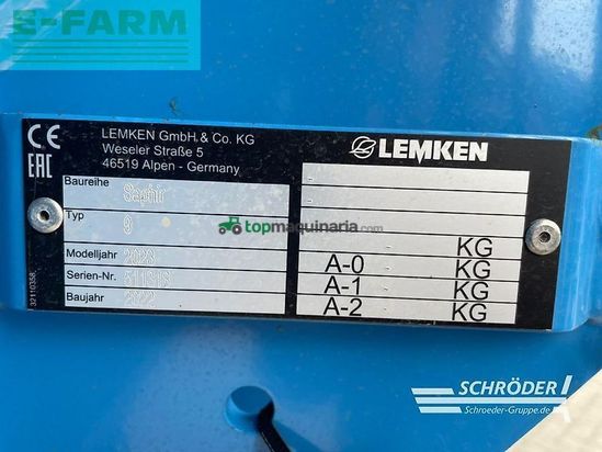 Sembradora - Lemken - saphir 9/300
