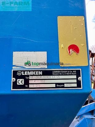 Sembradora - Lemken - solitair 9/400 ka + rubin 9/400