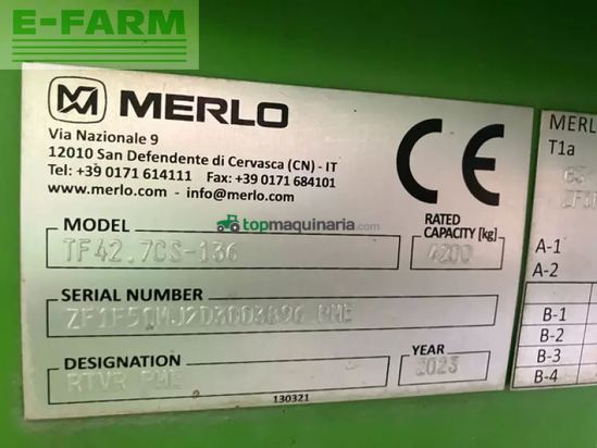 Telescopica - Merlo - tf ii 42.7 cs 136