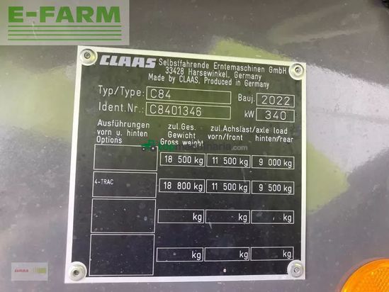 Cosechadora de Cereal - Claas - lexion 6800