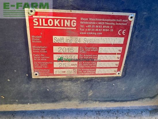 Remolqu esparcidor - Siloking - selfline 3024 voermengwagen